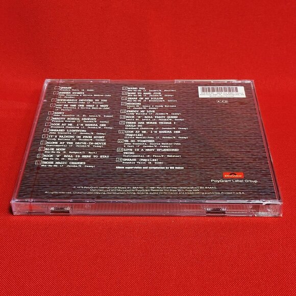 Grease The Original Soundtrack CD John Travolta Olivia Newton John 1978 New Seal - Picture 4 of 7